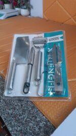 Multifunctional peeler, grater, fruit peeler, kitchen household gadget set (5 Pc Set) - Fabric Detail by Nari Haat, I...