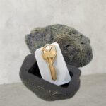 Realistic Fake Rock Key Hider – Weatherproof Outdoor Key Storage Emergencies (1 Pc) - Full Detail by Nari Haat, Ind...