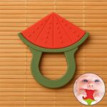 Baby Silicone Teether (1 Pc): Food Grade, Non-Toxic, Teething Relief (3 Months+) - Front View by Nari Haat, Indian et...
