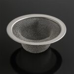 Stainless Steel Kitchen Sink Strainer (2 Pc Set) - Front View by Nari Haat, Indian ethnic wear, women clothing, desig...