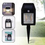 18W Solar Wall Double Lights / Lamp with 2 Modes & Motion Sensor (1 Pc) - Front View by Nari Haat, Indian ethnic wear...