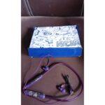 Bluetooth Headphone Neckband Sweat Resistant, Magnetic Earbuds (1 Pc) - Fabric Detail by Nari Haat, Indian ethnic wea...