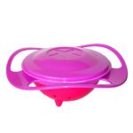 Portable Non Spill Feeding Toddler Gyro Bowl 360 Degree Rotating Dish - Sleeve Design by Nari Haat, Indian ethnic wea...