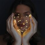 20 LED Wine Bottle Cork Lights Copper Wire Battery-Powered Fairy String Lights - Full Detail by Nari Haat, Indian eth...