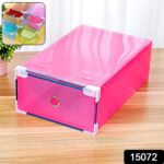 Transparent Drawer Style Shoe Storage Box (1 Pc) - With Dupatta by Nari Haat, Indian ethnic wear, women clothing, des...