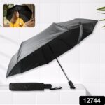 2 Fold Manual Umbrella – Wind, Sun & Rainproof with Steel Shaft & Wrist Strap - With Dupatta by Nari Haat, Indian e...