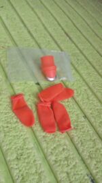 Thumb Knife 4 Finger Cutter Kitchen Knife Set (Set of 1) - Fabric Detail by Nari Haat, Indian ethnic wear, women clot...