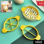 Egg Slicer, 3 in 1 Boiled Egg Slicer, Egg Slicer Restaurant Kitchen Tool (1 Pc) - With Dupatta by Nari Haat, Indian e...