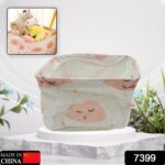 Small Foldable Storage Boxes Cubes Container Organizer Baskets Fabric Drawers Bedroom, Closet, Toys, Thick Cloth Shim...