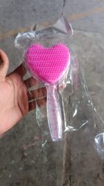 Heart Shape Hair Brush Massage Shower Comb (1 Pc), Hair accessories - Fabric Detail by Nari Haat, Indian ethnic wear,...