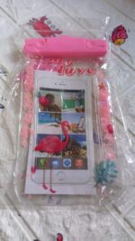 Waterproof Phone Pouch with Belt for All Android & iPhone Models (Mix Color) - Fabric Detail by Nari Haat, Indian eth...