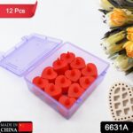 Flameless Candles LED Heart Shape Tea Light Candles Multi Color Electrical Diya Candles Battery Operated Fake Candles...