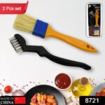 Multifunction Basting Brush – Cooking & Baking Set (2 Pcs) - With Dupatta by Nari Haat, Indian ethnic wear, women c...