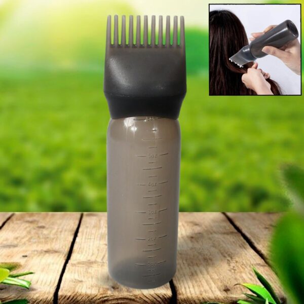 Hair Dye Comb Applicator Bottle with Scale