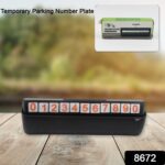 Temporary Car Parking Mobile Number Display with Magnetic Numbers Stickers (1Pc) - With Dupatta by Nari Haat, Indian ...