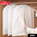 Foldable Non Woven Suit Cover (80×56 CM / 1 Pc / White Side Chain Suit Cover) - With Dupatta by Nari Haat, Indian et...