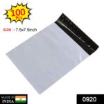 Tamper Proof Courier Bags (7_5X7_5 inch) Pack of 100Pcs - With Dupatta by Nari Haat, Indian ethnic wear, women clothi...