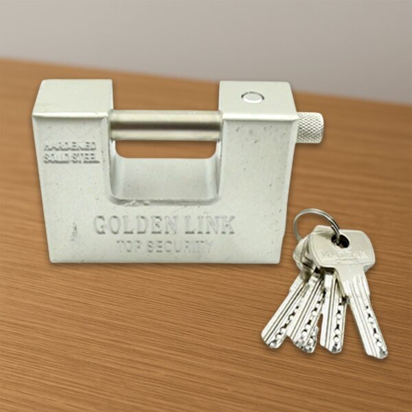 Stainless Steel Padlock with Keys