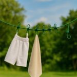 Portable Elastic Clothes Drying Rope with Clips for Home and Travel