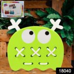 Stitch Mee Puzzle Toy Many Styles Playable Learning Brain Game for Kids 1 Pc - Closeup Embroidery by Nari Haat, India...