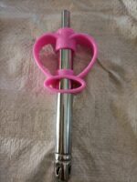 Mild Steel Heart Shape Electric Gas Lighter - Closeup Embroidery by Nari Haat, Indian ethnic wear, women clothing, de...