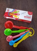 Plastic Measuring Spoons - Set of 5 - Fabric Detail by Nari Haat, Indian ethnic wear, women clothing, designer suit