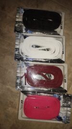 Flat Sports Shoe Laces for Men & Women Sneakers, Boots & Running Shoes (1 Pair) - Fabric Detail by Nari Haat, Indian ...