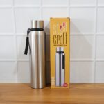 Stainless Steel Drink Water Bottle (1000 ML) - Full Detail by Nari Haat, Indian ethnic wear, women clothing, designer...