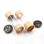 Revolving Spice Rack, 8 Spice jars with 120 ml, Condiment Set - Back View by Nari Haat, Indian ethnic wear, women clo...