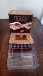 Plastic Super King Exclusive Mukhavasdani Dry Fruit boxes (1 Pc) - Fabric Detail by Nari Haat, Indian ethnic wear, wo...