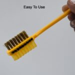 3 Side Portable Multifunctional shoe brush Cleaning Brush, Shoe Brush Excellent Quality and ular - Closeup Embroidery...