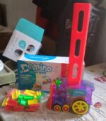 Transparent Funny Train Engine Block Set – 60-Piece Music & Lights - Fabric Detail by Nari Haat, Indian ethnic wear...