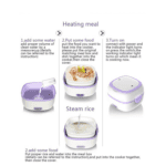 Electric Lunch Box Portable Food Warmer Food Heating Lunch Box  for Car, Truck, office - Full Detail by Nari Haat, In...