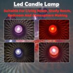 Big Simple Candles for Home Decoration, Crystal Candle Lights, Diwali (Multicolor) - Neckline Detail by Nari Haat, In...