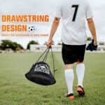 Drawstring Sport Backpack – High-Quality Gym Sack for Men & Women (Large) - Closeup Embroidery by Nari Haat, Indian...