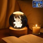 3D Crystal Ball lamps for Bedroom 3D Lamps for Home Decoration 3D Crystal Ball Night Light Gifts for Women Gifts for ...