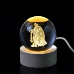 3D Crystal Ball lamps for Bedroom 3D Lamps for Home Decoration 3D Crystal Ball Night Light Gifts for Women Gifts for ...