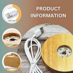 3D Crystal Ball lamps for Bedroom 3D Lamps for Home Decoration 3D Crystal Ball Night Light Gifts for Women Gifts for ...