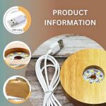 3D Crystal Ball lamps for Bedroom 3D Lamps for Home Decoration 3D Crystal Ball Night Light Gifts for Women Gifts for ...