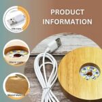 3D Crystal Ball lamps for Bedroom 3D Lamps for Home Decoration 3D Crystal Ball Night Light Gifts for Women Gifts for ...