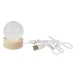 3D Crystal Ball lamps for Bedroom 3D Lamps for Home Decoration 3D Crystal Ball Night Light Gifts for Women Gifts for ...