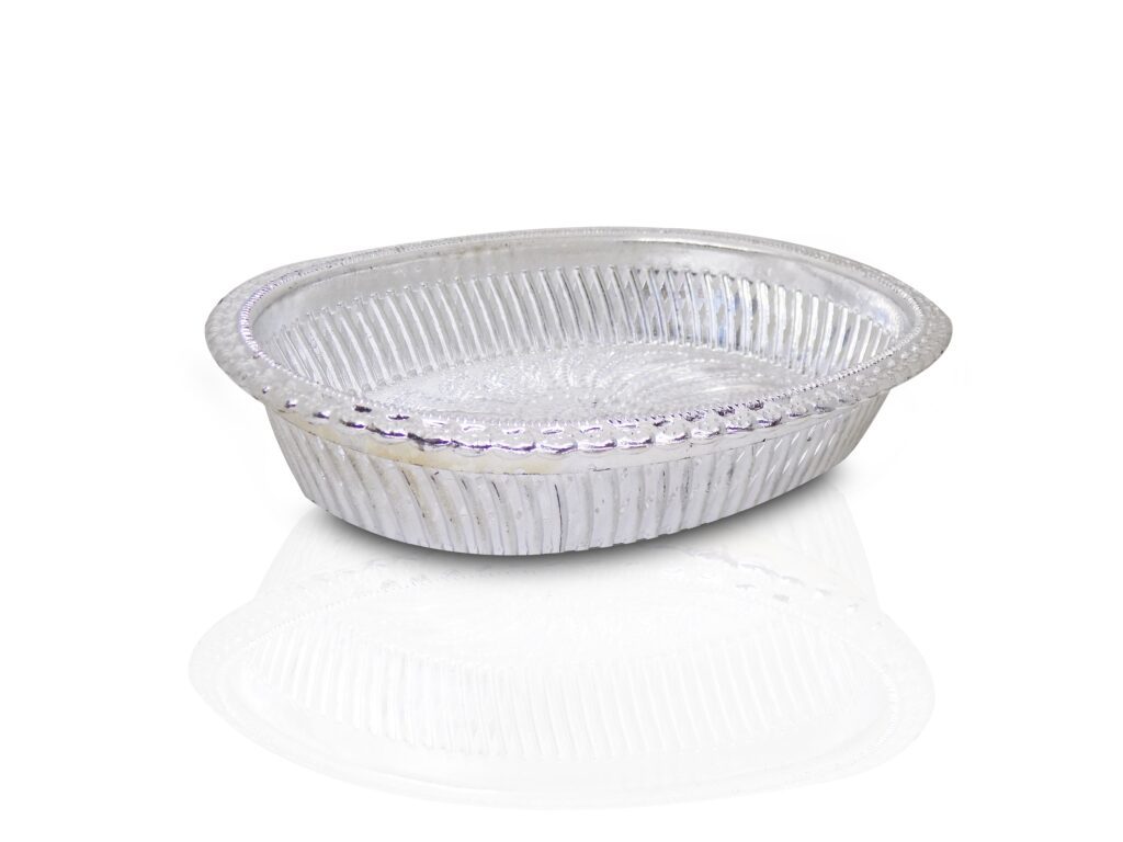Royal Design Oval Silver Gift Tray
