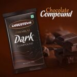 Dark Compound 500gm | Chocotown Dark Choco Slab - Front View by Nari Haat, Indian ethnic wear, women clothing, design...