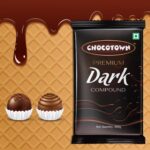 Dark Compound 500gm | Chocotown Dark Choco Slab - With Dupatta by Nari Haat, Indian ethnic wear, women clothing, desi...