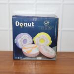 Donut Shaped Double Insulated 3 Compartment Lunch Box (1 Pc / Mix Color) - Full Detail by Nari Haat, Indian ethnic we...