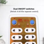 Extension Board 220V 10 Way Extension Board - Closeup Embroidery by Nari Haat, Indian ethnic wear, women clothing, de...