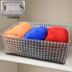 Cloth storage baskets, closet storage bins (42×28 Cm) - Fabric Detail by Nari Haat, Indian ethnic wear, women clothi...