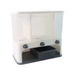 Easy Flow Cereal Dispenser for Kitchen 3 in 1 Push Button Wall Mount Container - Sleeve Design by Nari Haat, Indian e...