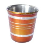 Stainless Steel Glass with Bell Sound for Kids Boys Girls  Juice Musical Toy Glass - Sleeve Design by Nari Haat, Indi...