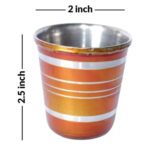 Stainless Steel Glass with Bell Sound for Kids Boys Girls  Juice Musical Toy Glass - Neckline Detail by Nari Haat, In...